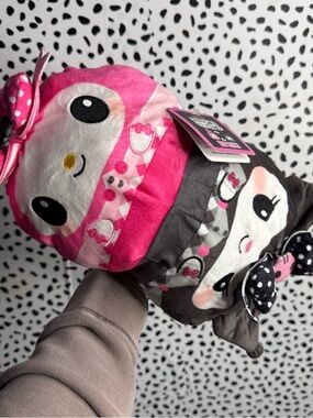 NWT TeeTurtle x Sanrio My Melody and Kuromi Reversible Plushie